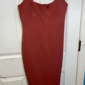 Cute terra cotta color dress